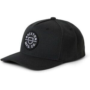 Men's Washed Black 80% Acrylic, 20% Wool Crest C Mp Snbk